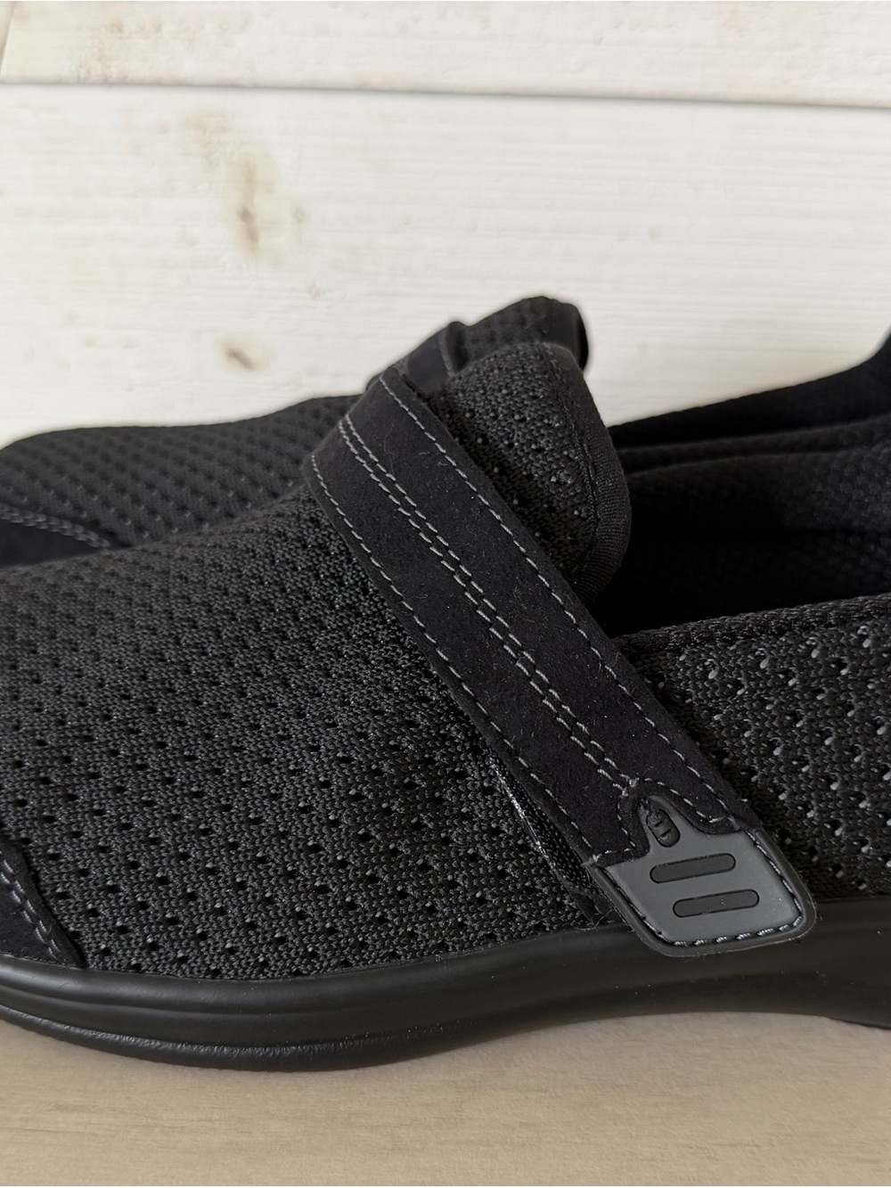 Orthofeet Ortho Feet Women's Quincy Slip-on Shoes Black Size 7.5 Extra Wide NEW - Picture 4 of 9